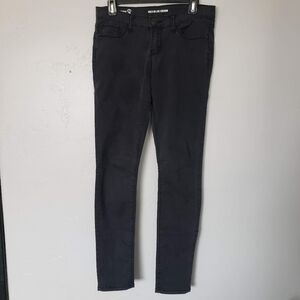 Red Blue Denim Size 7 Black Skinny Jeans Casual Soft Pants